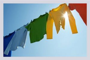 Drying our clothes in the sun instead of dryer cuts down our dependency on electricity.