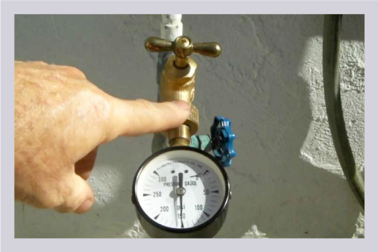 Checking the water pressure in bathrooms and kitchens is very important before you move in.