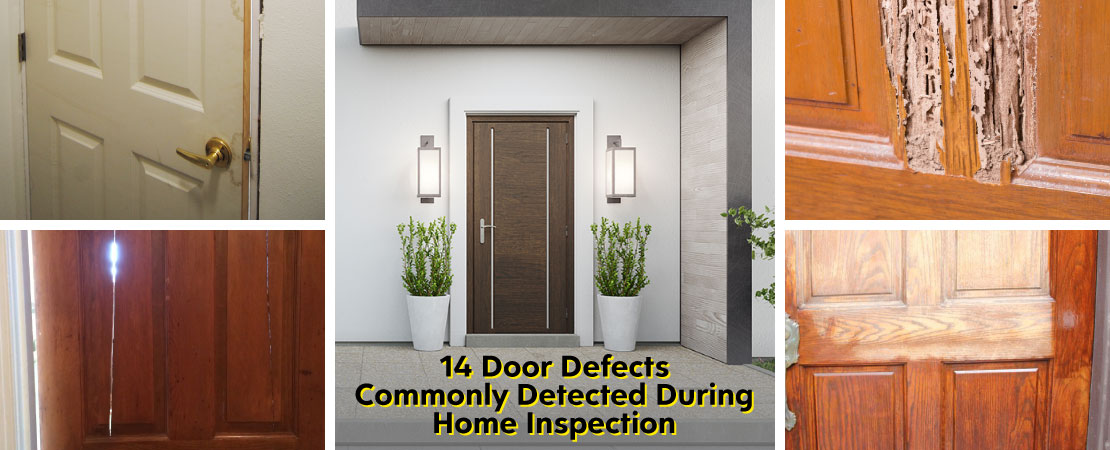 Strong and durable doors are characteristics of a well-maintained property. To extend their lifespan, look for the door defects mentioned in the article.