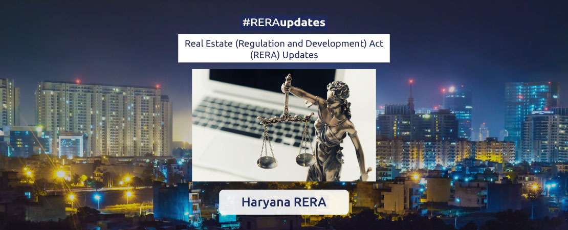 With the Haryana Real Estate Regulatory Authority linking a memorandum of understanding(MoU) with the technology firm Jupitice Justice technologies for digitalization of complaint redress system.