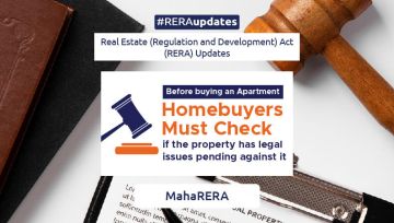 Before buying an apartment, homebuyers must check if the property has legal issues pending against it